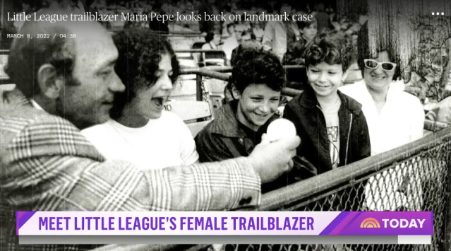 Meet the Female Little Leaguer Who ‘Helped Open Doors’ for Girls To Play Baseball